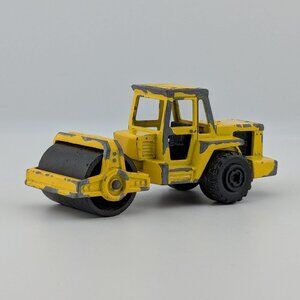 Majorette Vintage Road Roller Diecast – Heavy Construction Vehicle – Loose